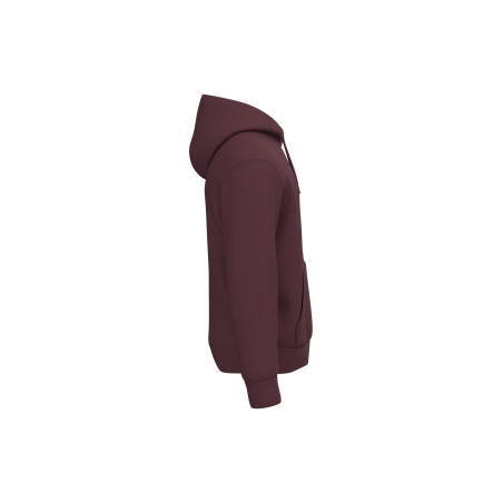 Sweat à capuche écoresponsable bordeaux unisexe Native Spirit – vue 3
