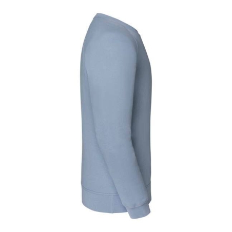 Sweat-shirt manches raglan bleu Fruit of the Loom – 280 g/m² – vue 3
