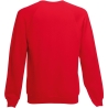 Sweat-shirt manches raglan rouge Fruit of the Loom – vue 2