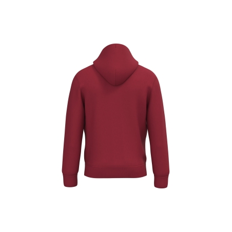 Sweat capuche écoresponsable Rouge Hibiscus Native Spirit – vue 2