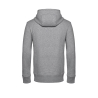 Sweat-shirt capuche zippé KING Gris B&C – 280 g/m² – vue 2