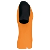 T-shirt bicolore manches raglan orange/noir Kariban – vue 3