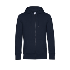 Sweat-shirt capuche zippé KING Marine B&C – 280 g/m²