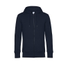Sweat-shirt capuche zippé KING Marine B&C – 280 g/m²