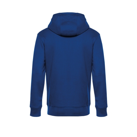 Sweat-shirt capuche zippé bleu KING B&C – 280 g/m² – vue 2