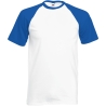 T-shirt baseball Valueweight Blanc Fruit of the Loom