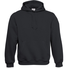 Sweat-shirt capuche Noir B&C – 280 g/m² personnalisable