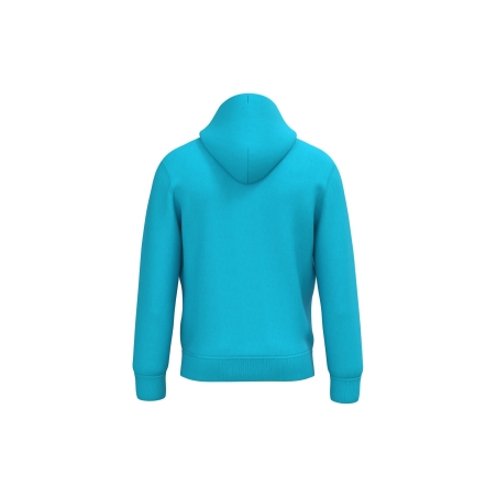 Sweat capuche écoresponsable unisexe Turquoise clair Native Spirit – vue 2