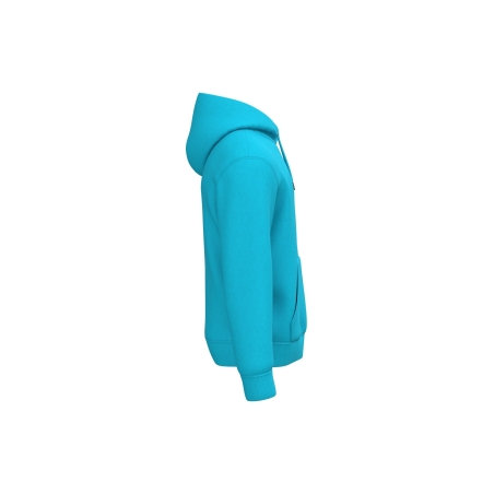 Sweat capuche écoresponsable unisexe Turquoise clair Native Spirit – vue 3