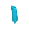 Sweat capuche écoresponsable unisexe Turquoise clair Native Spirit – vue 3