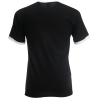 T-shirt Ringer Valueweight Noir/Blanc Fruit of the Loom – vue 2