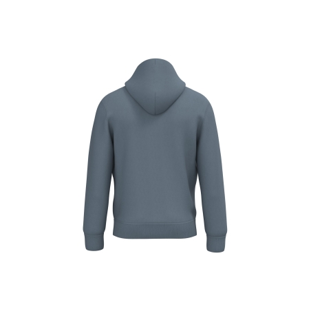 Sweat capuche écoresponsable unisexe Gris Native Spirit – vue 2