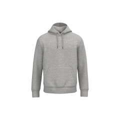 Sweat capuche écoresponsable unisexe Gris lune chiné Native Spirit