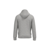 Sweat capuche écoresponsable unisexe Gris lune chiné Native Spirit – vue 2