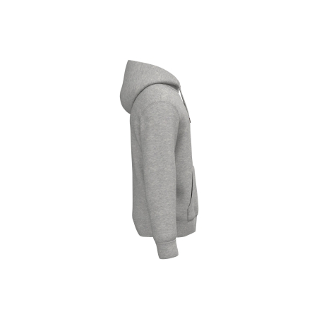 Sweat capuche écoresponsable unisexe Gris lune chiné Native Spirit – vue 3