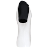 T-shirt bicolore manches raglan blanc/noir Kariban – vue 3