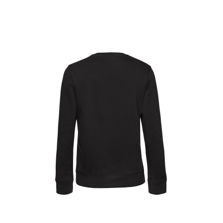 Sweat col rond femme Queen Noir – B&C – vue 2