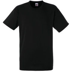 T-shirt Heavy-t Noir 195 g/m² Fruit of the Loom
