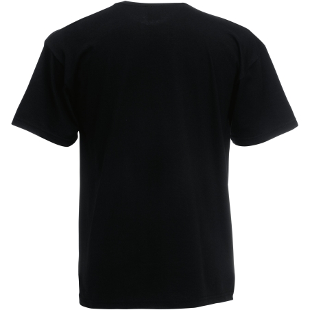 T-shirt Heavy-t Noir 195 g/m² Fruit of the Loom – vue 2