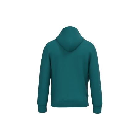 Sweat capuche écoresponsable Peacock Green Native Spirit – vue 2
