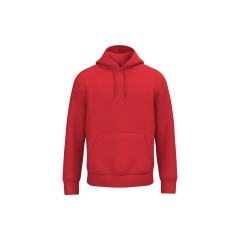 Sweat capuche écoresponsable Rouge Poppy Red Native Spirit