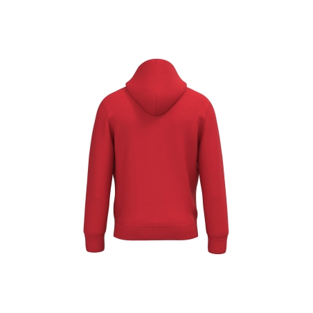 Sweat capuche écoresponsable Rouge Poppy Red Native Spirit – vue 2