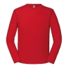 T-shirt Iconic 195 manches longues Rouge Fruit of the Loom