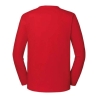 T-shirt Iconic 195 manches longues Rouge Fruit of the Loom – vue 2