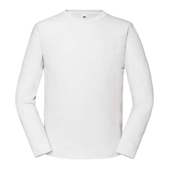 T-shirt Iconic 195 manches longues Fruit of the Loom Blanc