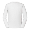 T-shirt Iconic 195 manches longues Fruit of the Loom Blanc