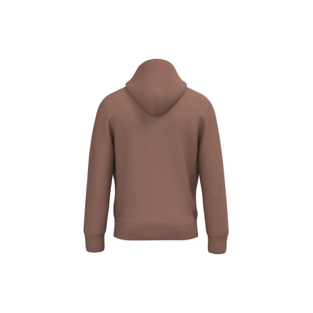 Sweat à capuche écoresponsable unisexe Marron (Sienna) Native Spirit – vue 2