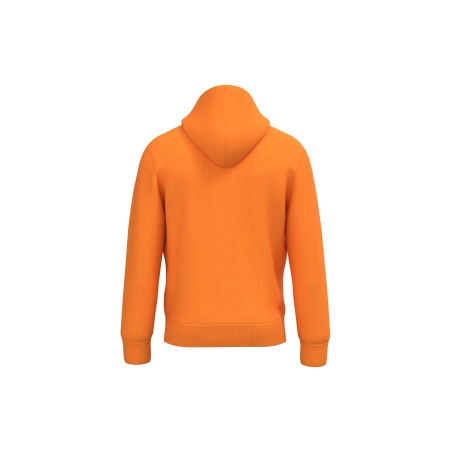 Sweat capuche écoresponsable unisexe Orange Tangerine Native Spirit – vue 2