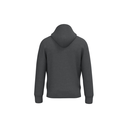 Sweat à capuche écoresponsable unisexe Gris Native Spirit – vue 2