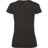 T-shirt femme col V Valueweight Noir – Fruit of the Loom – vue 2