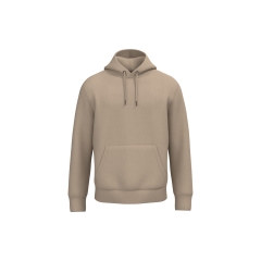 Sweat à capuche écoresponsable Beige unisexe Native Spirit