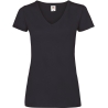 T-shirt femme col V Valueweight Marine – Fruit of the Loom