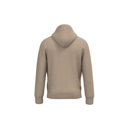 Sweat à capuche écoresponsable Beige unisexe Native Spirit – vue 2