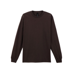 T-shirt manches longues Ultra Cotton™ Marron Gildan