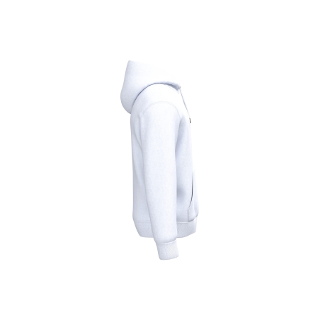 Sweat capuche écoresponsable unisexe Blanc Native Spirit – vue 3