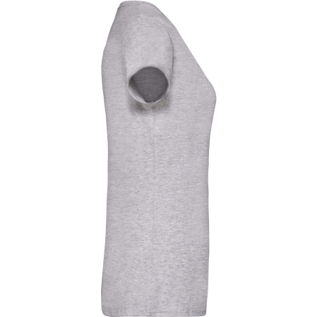 T-shirt femme col V Heather Grey Fruit of the Loom 165 g/m² – vue 3