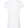 T-shirt femme col V Valueweight Blanc – Fruit of the Loom – vue 2