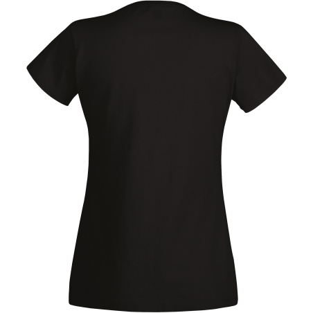 T-shirt Femme Original-T Noir Fruit of the Loom – Coupe Cintrée – vue 2