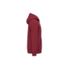 Sweat zippé à capuche écoresponsable Rouge Hibiscus Native Spirit – vue 3