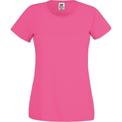 T-shirt Femme Fuchsia Original-T Fruit of the Loom