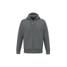 Sweat zippé capuche écoresponsable gris Native Spirit