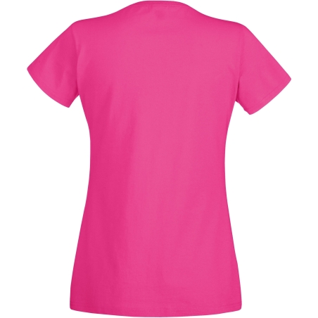 T-shirt Femme Fuchsia Original-T Fruit of the Loom – vue 2