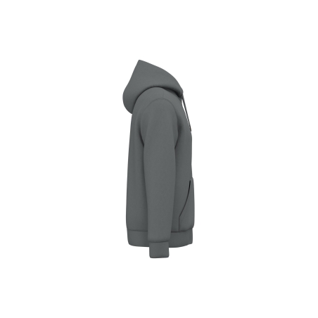 Sweat zippé capuche écoresponsable gris Native Spirit – vue 3