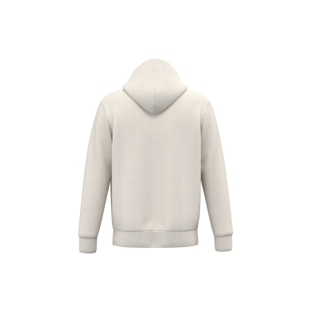 Sweat zippé capuche écoresponsable unisexe Blanc Ivory Native Spirit – vue 2