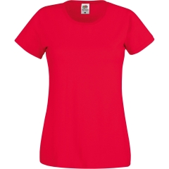 T-shirt Femme Original-T Rouge Fruit of the Loom