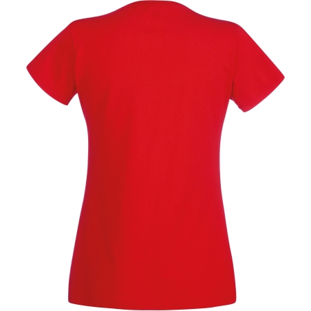 T-shirt Femme Original-T Rouge Fruit of the Loom – vue 2